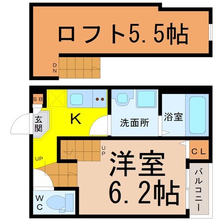 ハーモニーテラス社台の物件間取画像